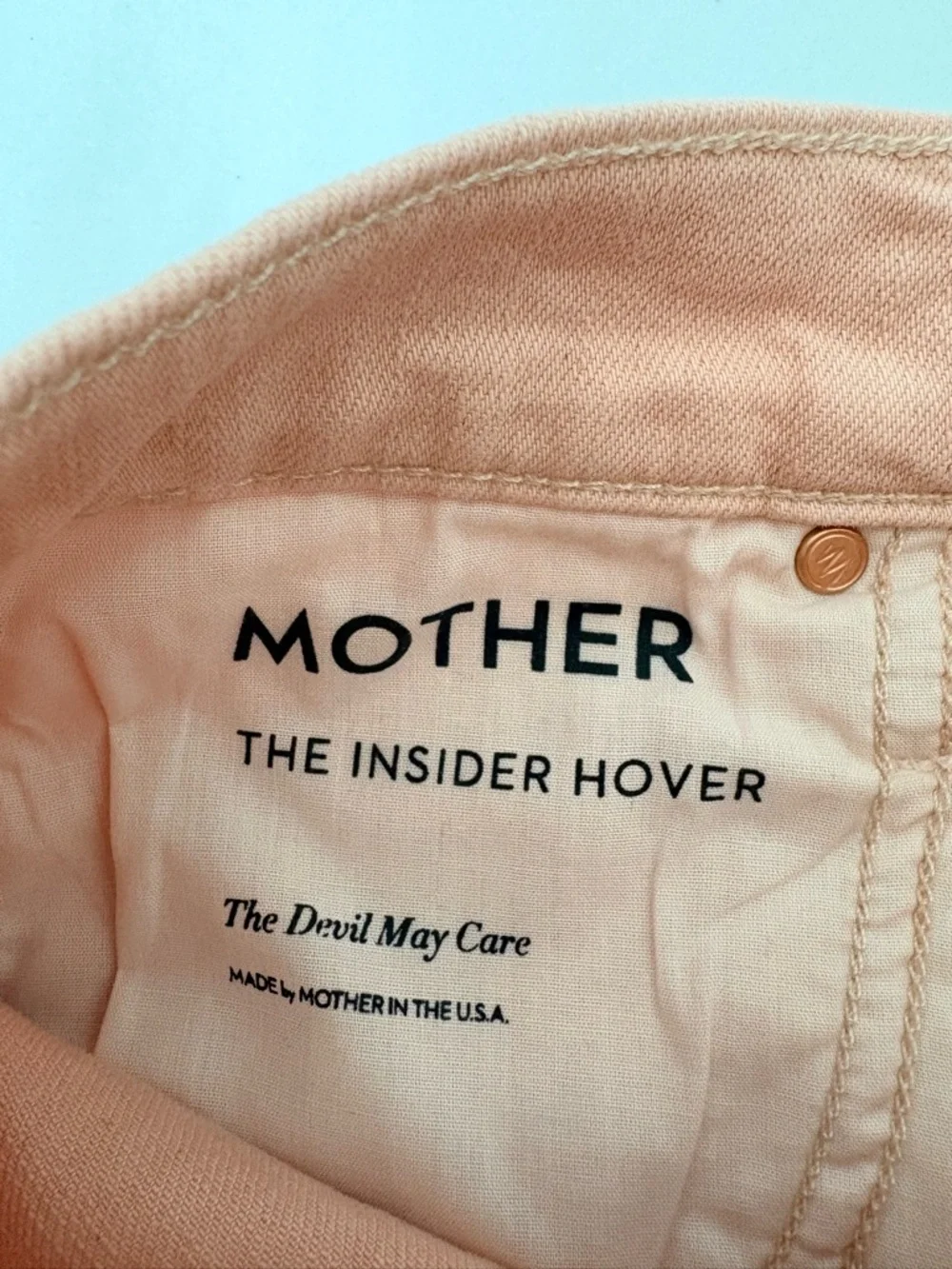 MOTHER SUPERIOR The Insider Hover The Devil May Care Sz 24 Peach Parfait NWT - Picture 10 of 16